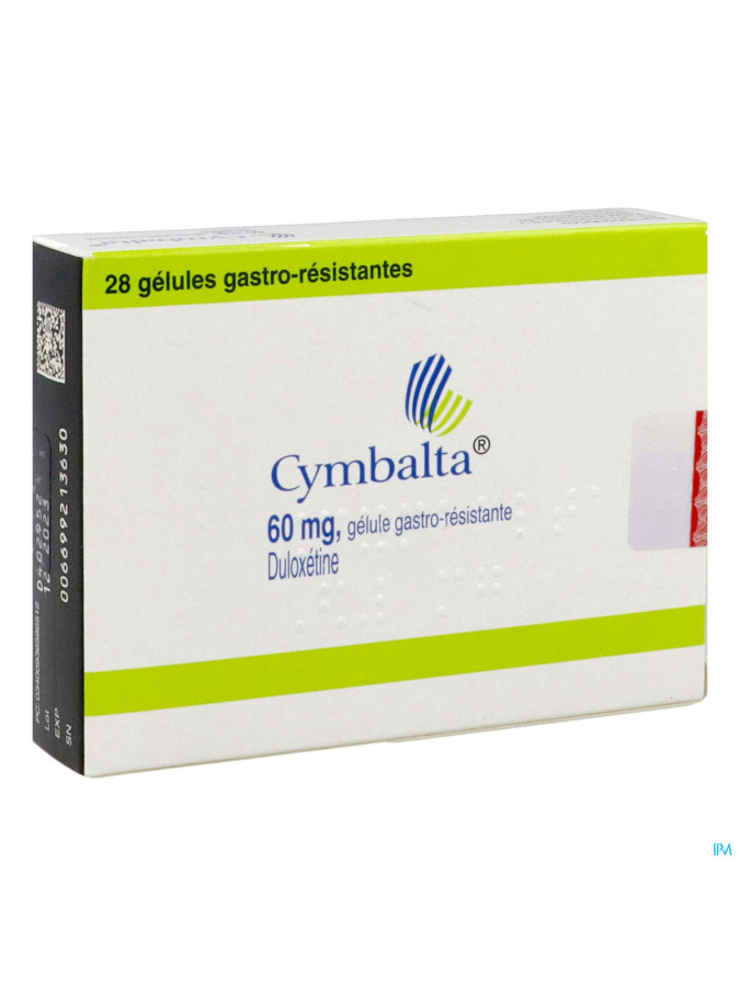 Cymbalta 60mg Gelule Gastroresistante 28
