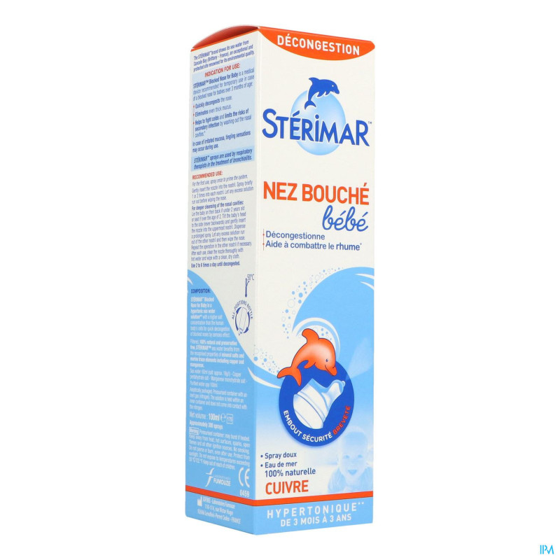 Stérimar Enfant Nez Bouché Spray 100ml