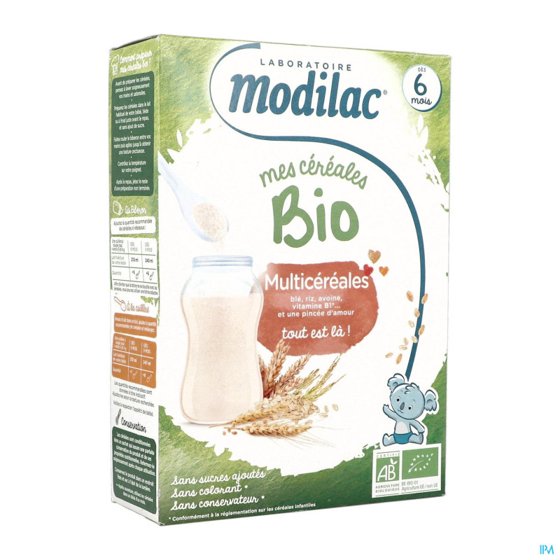 Modilac Cereales Bio Multi Cereales +6mois 250g