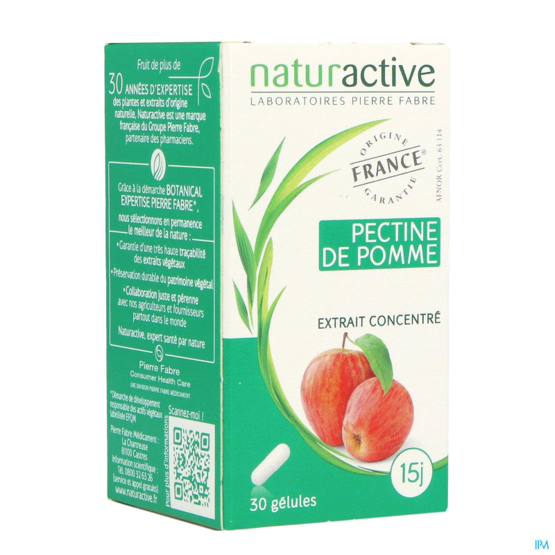 Naturactive Pectine de Pomme Extrait Concentré 30 gélules