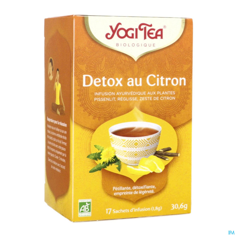 Yogi Tea Detox Citron 17 Sachets
